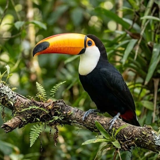 Tucano Toco em meio à natureza selvagem